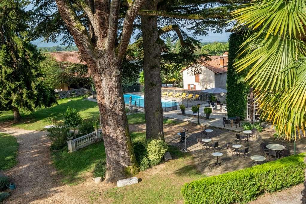 Hostellerie Des Cedres Villeneuve-de-Riviere Exterior photo